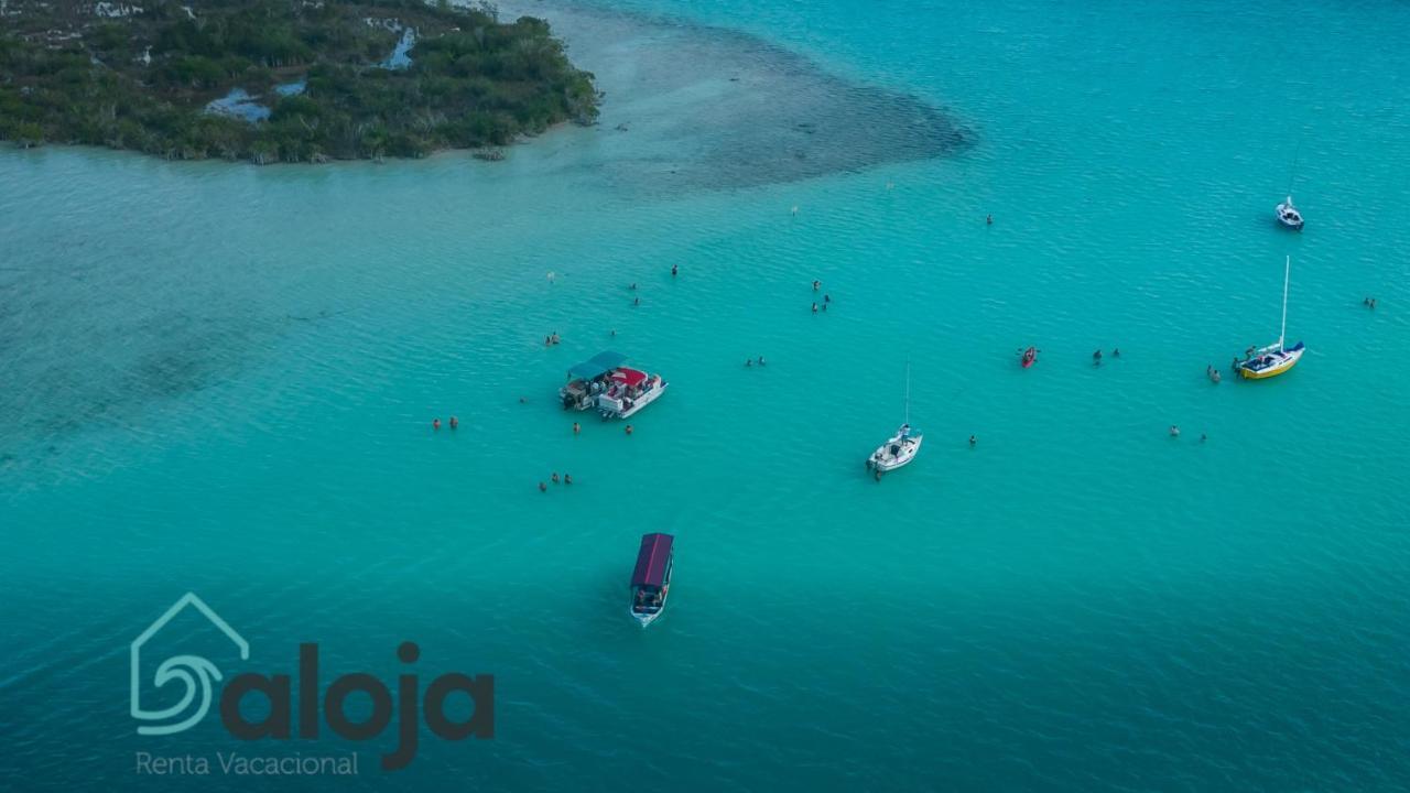 Villa Xtohil With Private Access To The Magic 7 Colors Lagoon Bacalar Exterior photo