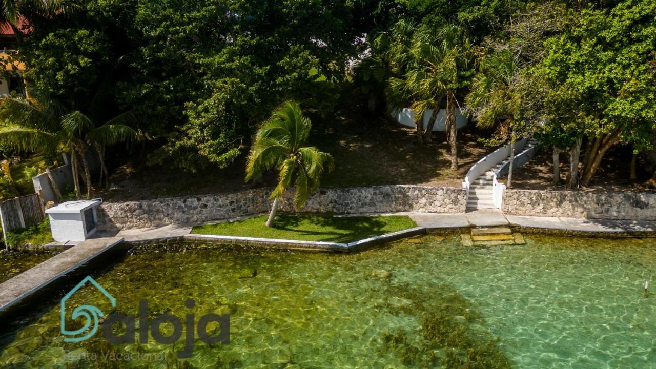 Villa Xtohil With Private Access To The Magic 7 Colors Lagoon Bacalar Exterior photo