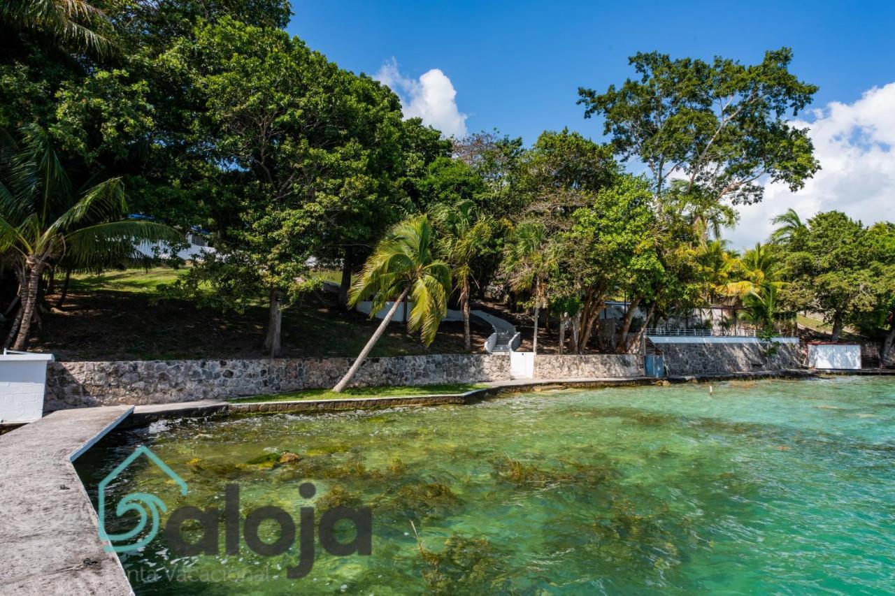 Villa Xtohil With Private Access To The Magic 7 Colors Lagoon Bacalar Exterior photo